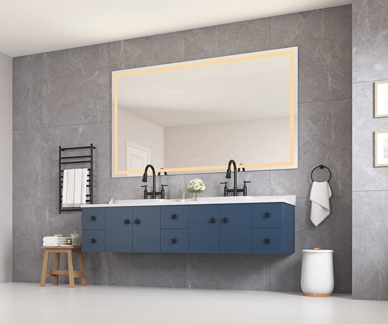 84 x 48 Inch LED Bathroom Mirror by HouseOfZazla