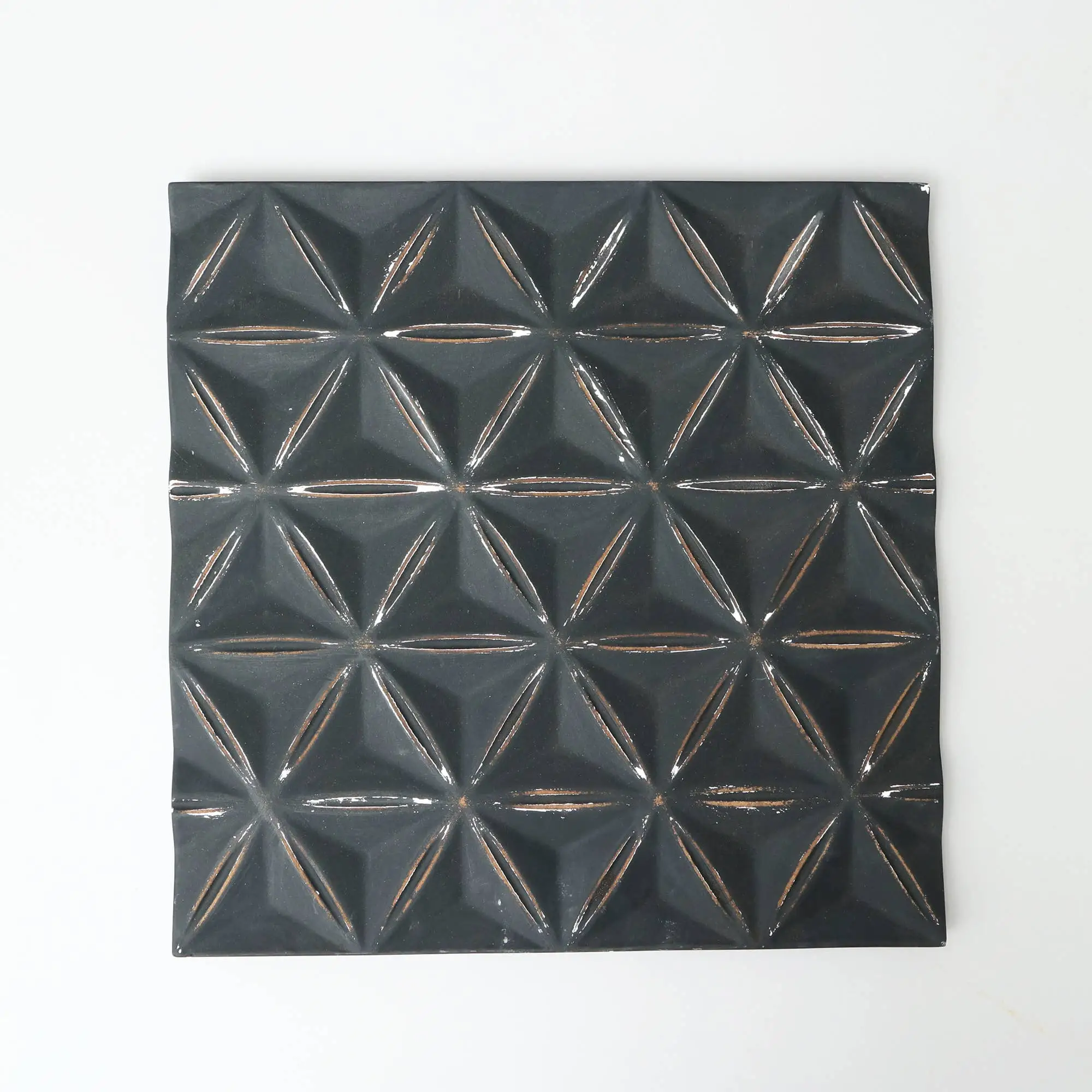 Black Square Modern Wall Art by HouseOfZazla