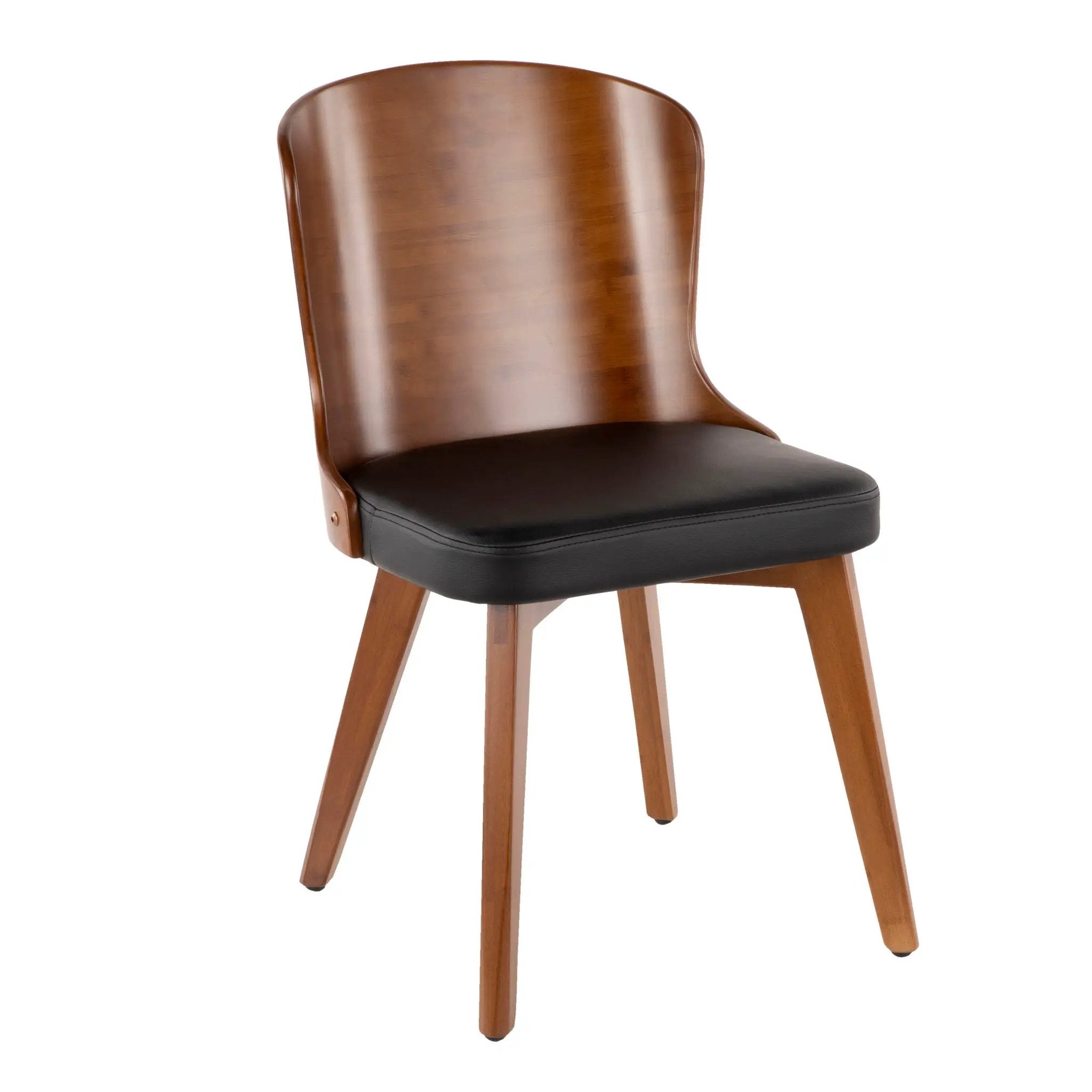 Bocello - Mid-Century Chair - Walnut / Black by Unique Piece Furniture