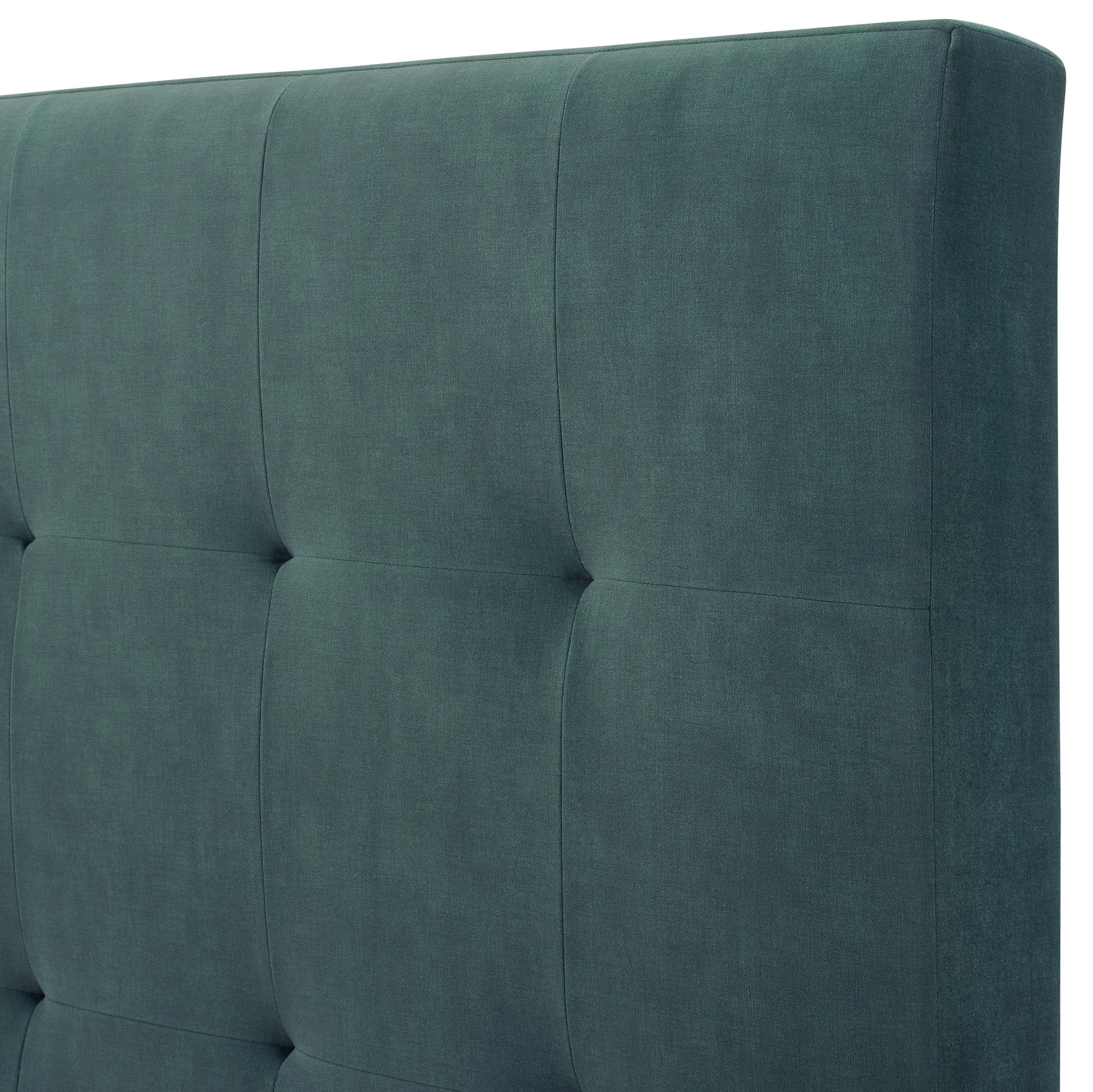 Tufted Upholstered Headboard Platform Bed by HouseOfZazla