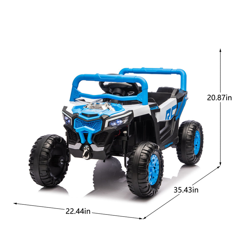 12V Kids Ride On Electric UTV with 2.4G Parent Control by HouseOfZazla
