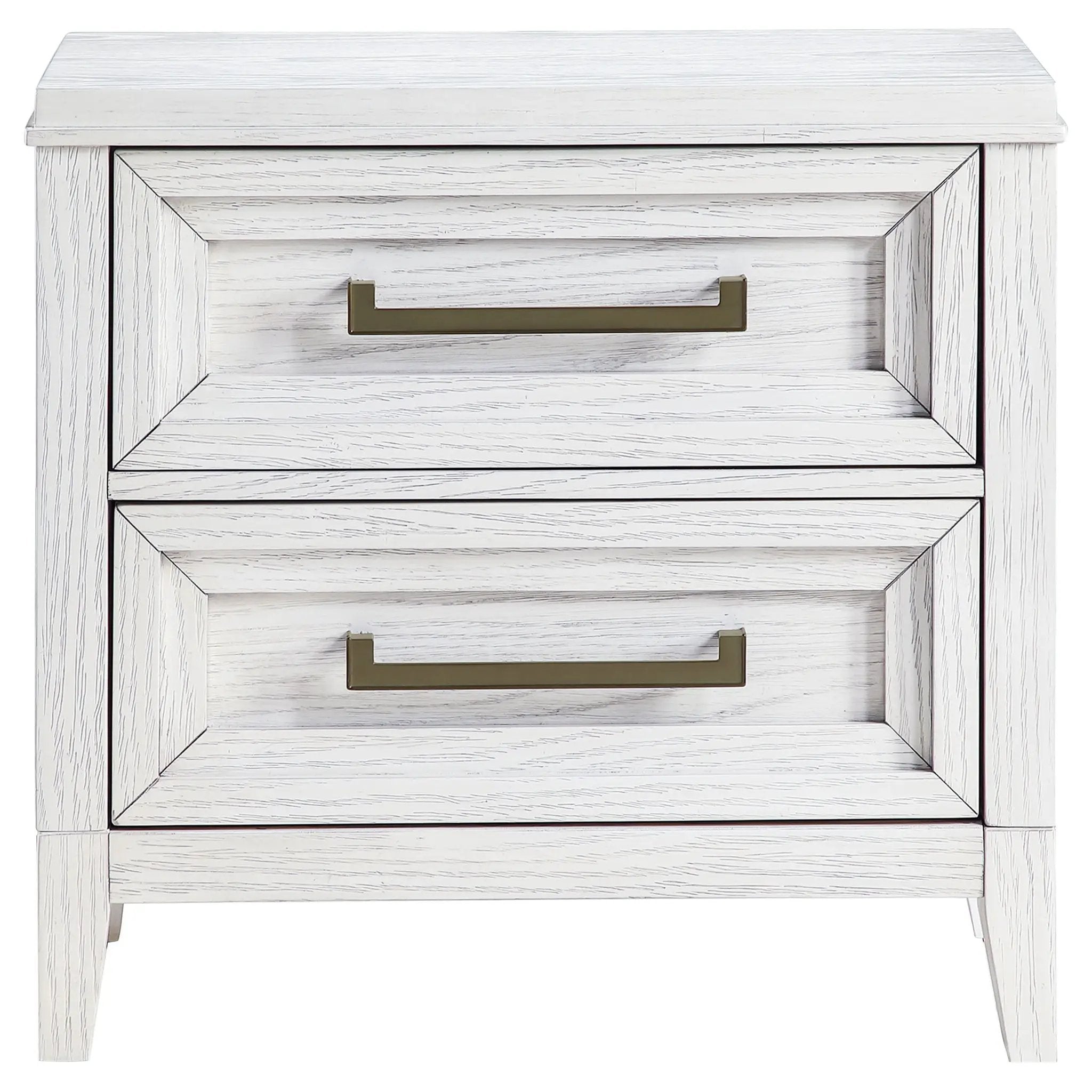 Avril - 2 Drawer Nightstand - White by HouseOfZazla