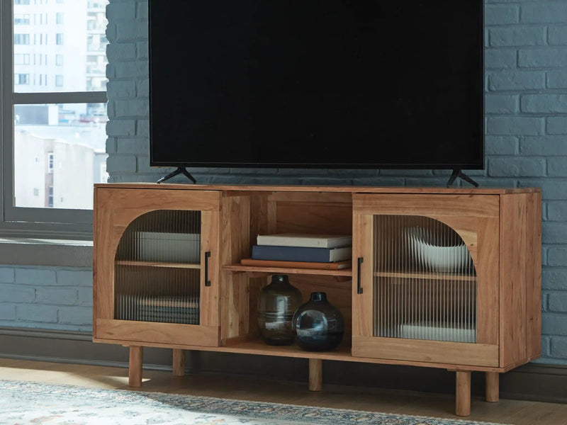 Adway - Accent Cabinet - Natural Brown by Unique Piece Furniture
