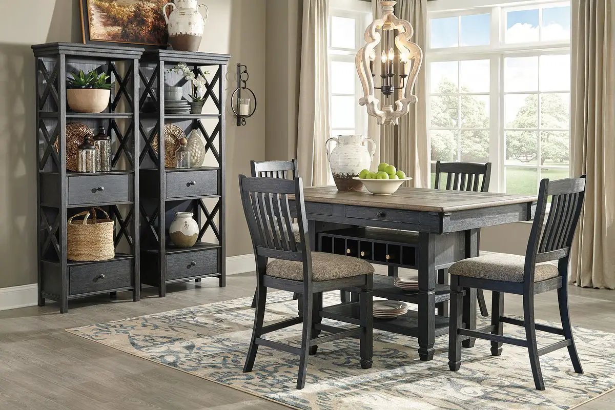 Tyler Creek - Counter Height Table Set by Unique Piece Furniture