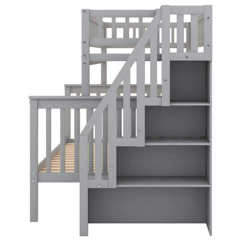 Bunk Bed With Staircase by HouseOfZazla