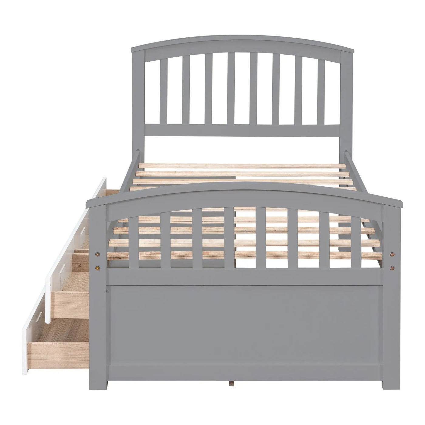 Platform Storage Bed Solid Wood Bed With 6 Drawers by HouseOfZazla
