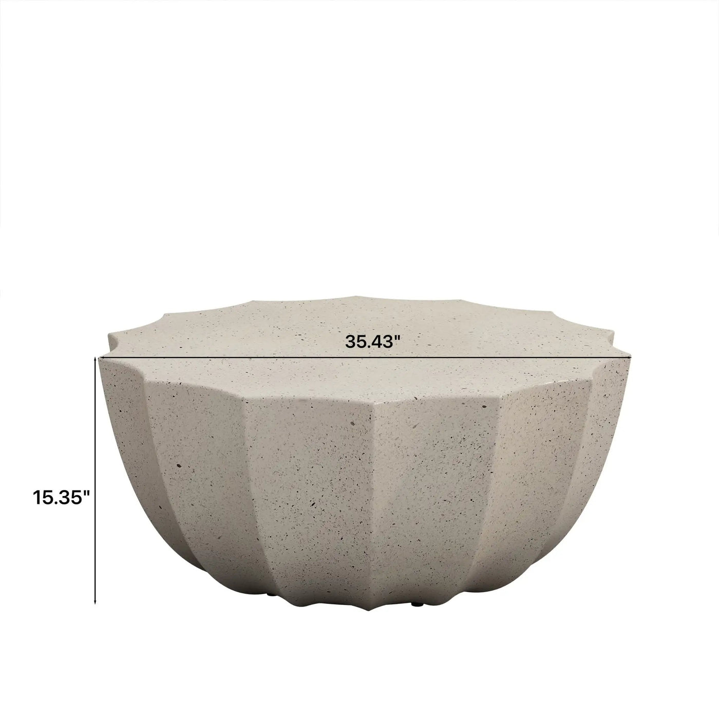 Modern Round Coffee Table For Indoor / Outdoor by Unique Piece Furniture