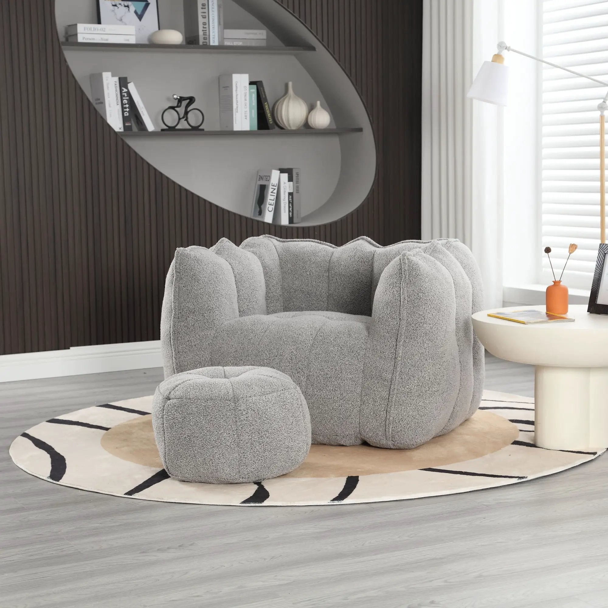 Soft Bean Bag Chair With High Resilient Foam by HouseOfZazla