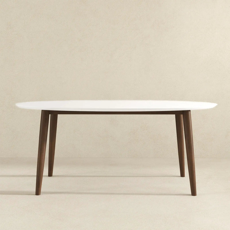 Ada - Mid-Century Modern Style Oval Dining Table by HouseOfZazla