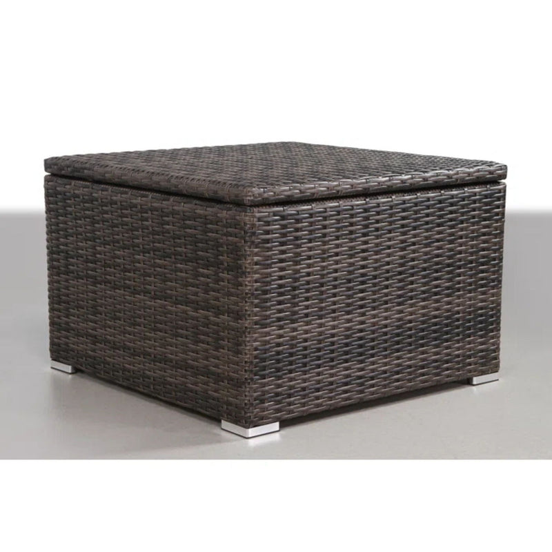 Modern Patio Rattan Sectional Set With Cushions by HouseOfZazla