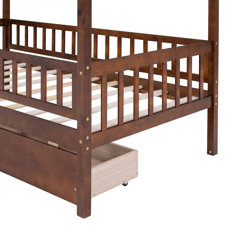 House Bed With 2 Drawers by HouseOfZazla