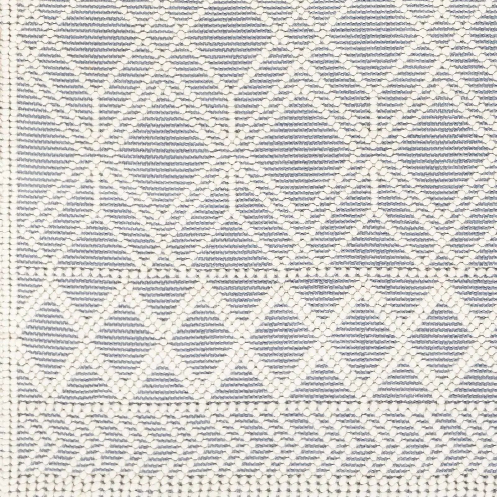 Ramsbury Ivory & Blue Area Rug by Hauteloom