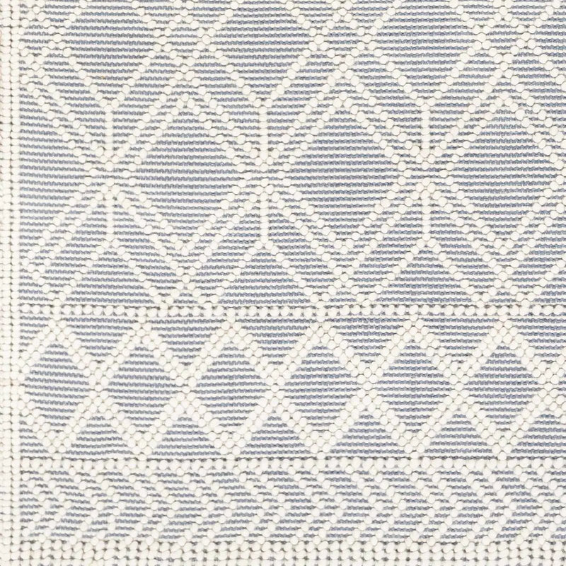 Ramsbury Ivory & Blue Area Rug by Hauteloom