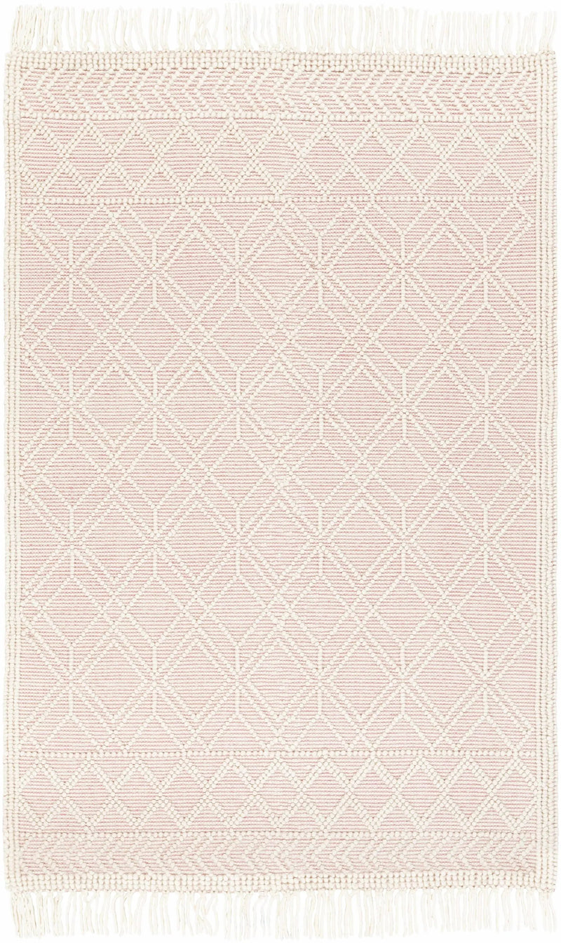 Ramsbury Pink Area Rug by Hauteloom
