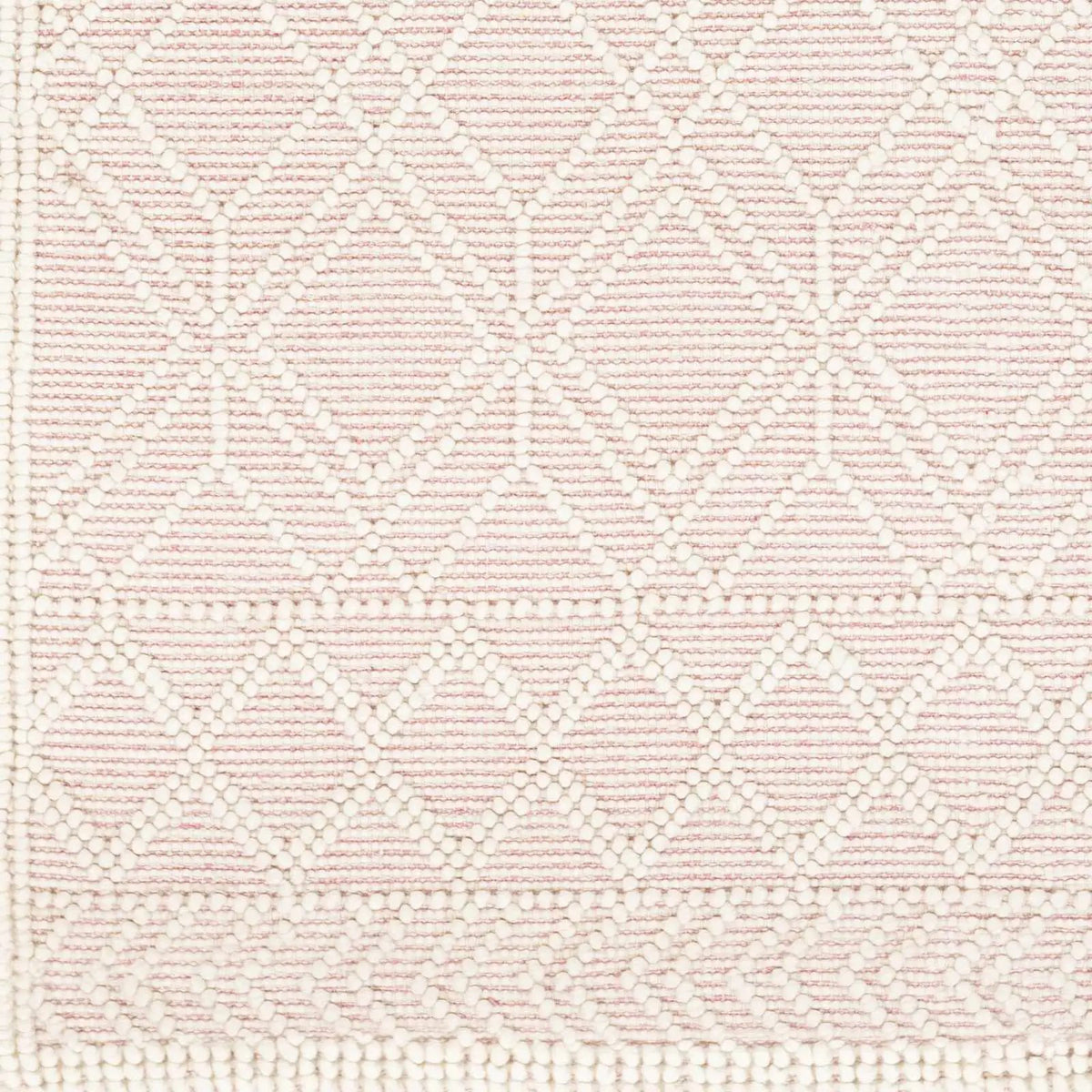 Ramsbury Pink Area Rug, sample swatch