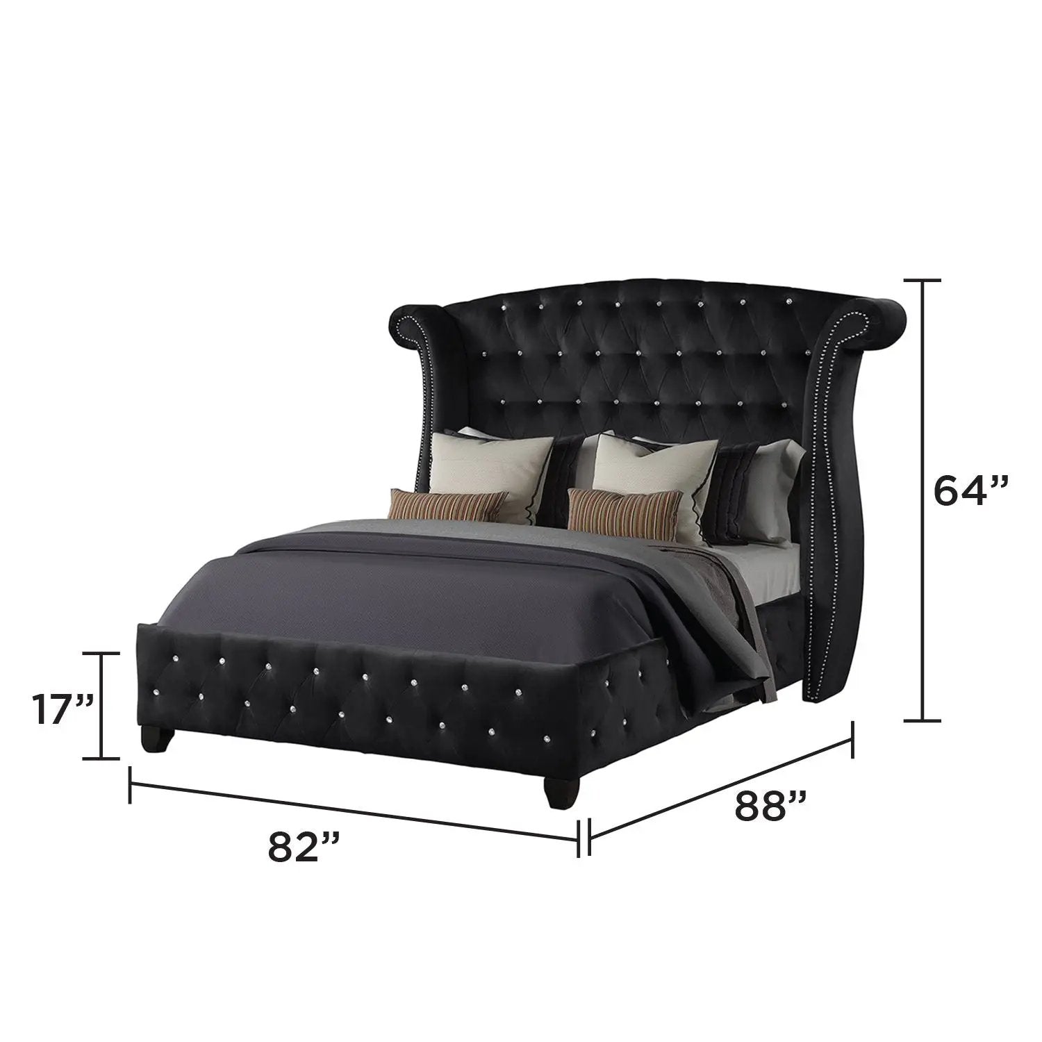Sophia - Upholstered Bed by HouseOfZazla