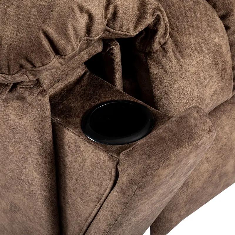 Swivel And Rocking Recliner Chair With Massage And Heating by Unique Piece Furniture