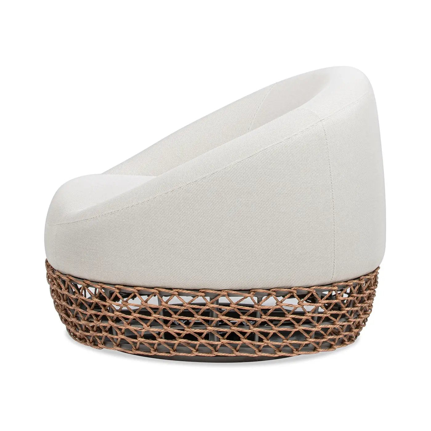 Willow - Upholstered Patio Deep Seating Armchair, Wicker Frame by Unique Piece Furniture