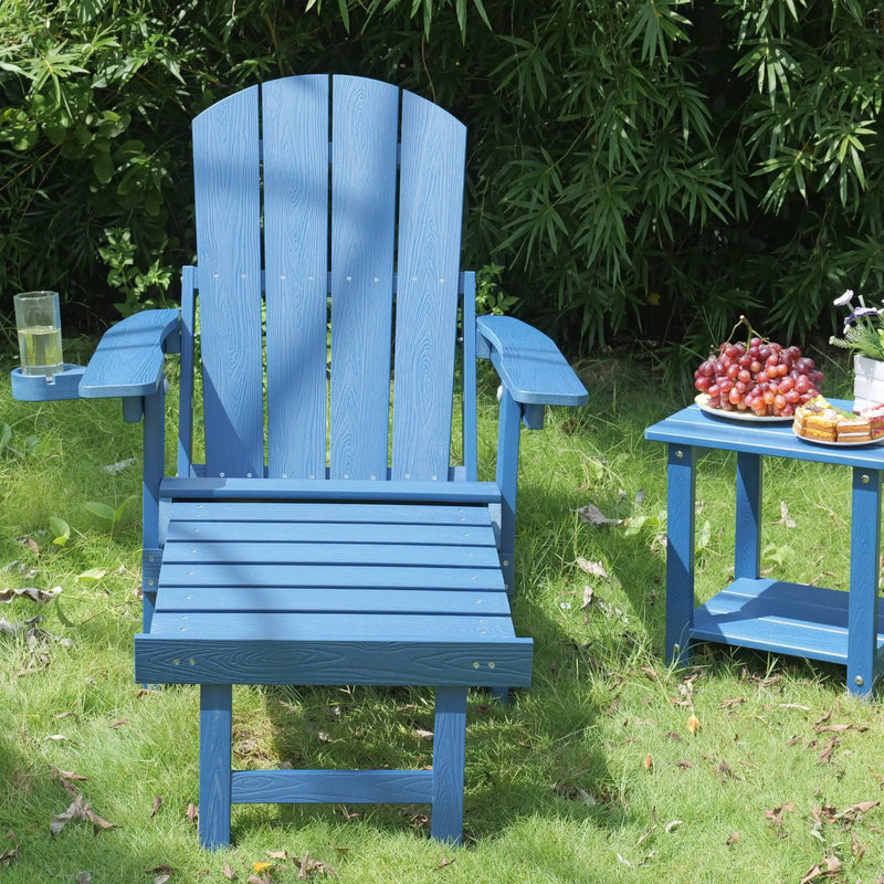 Outdoor Adjustable Lounge Chair with Cup Holder by HouseOfZazla