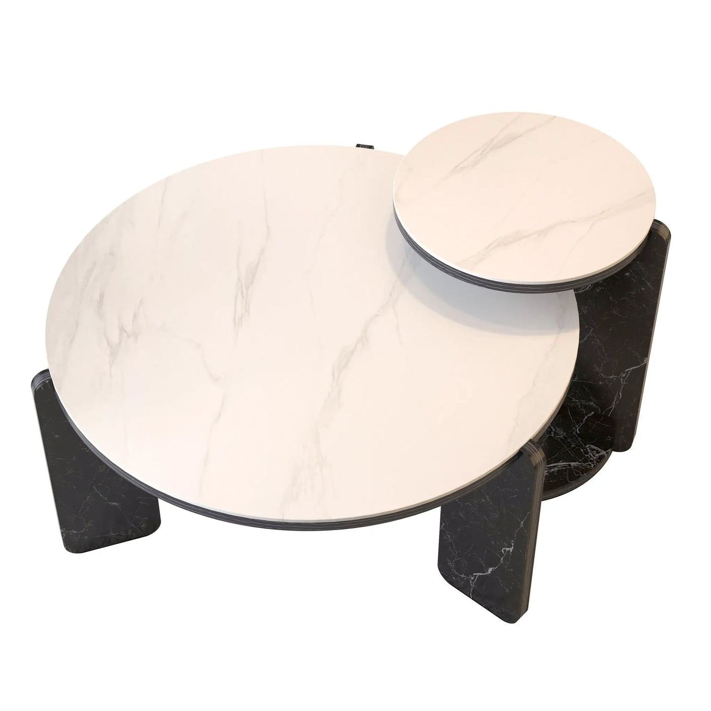 Round Coffee & End Table Set by HouseOfZazla