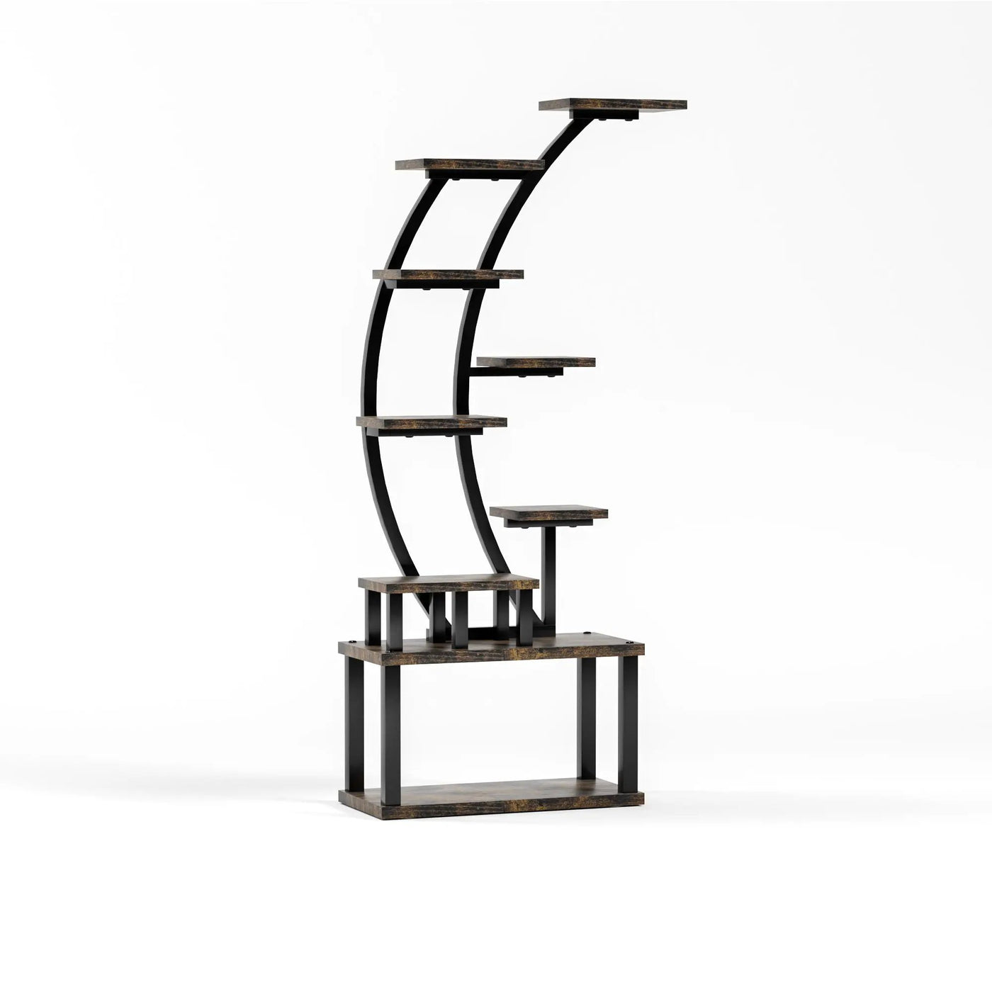 9 Tiered Indoor Plant Stand With 5 Adjustable Grow Lights by HouseOfZazla