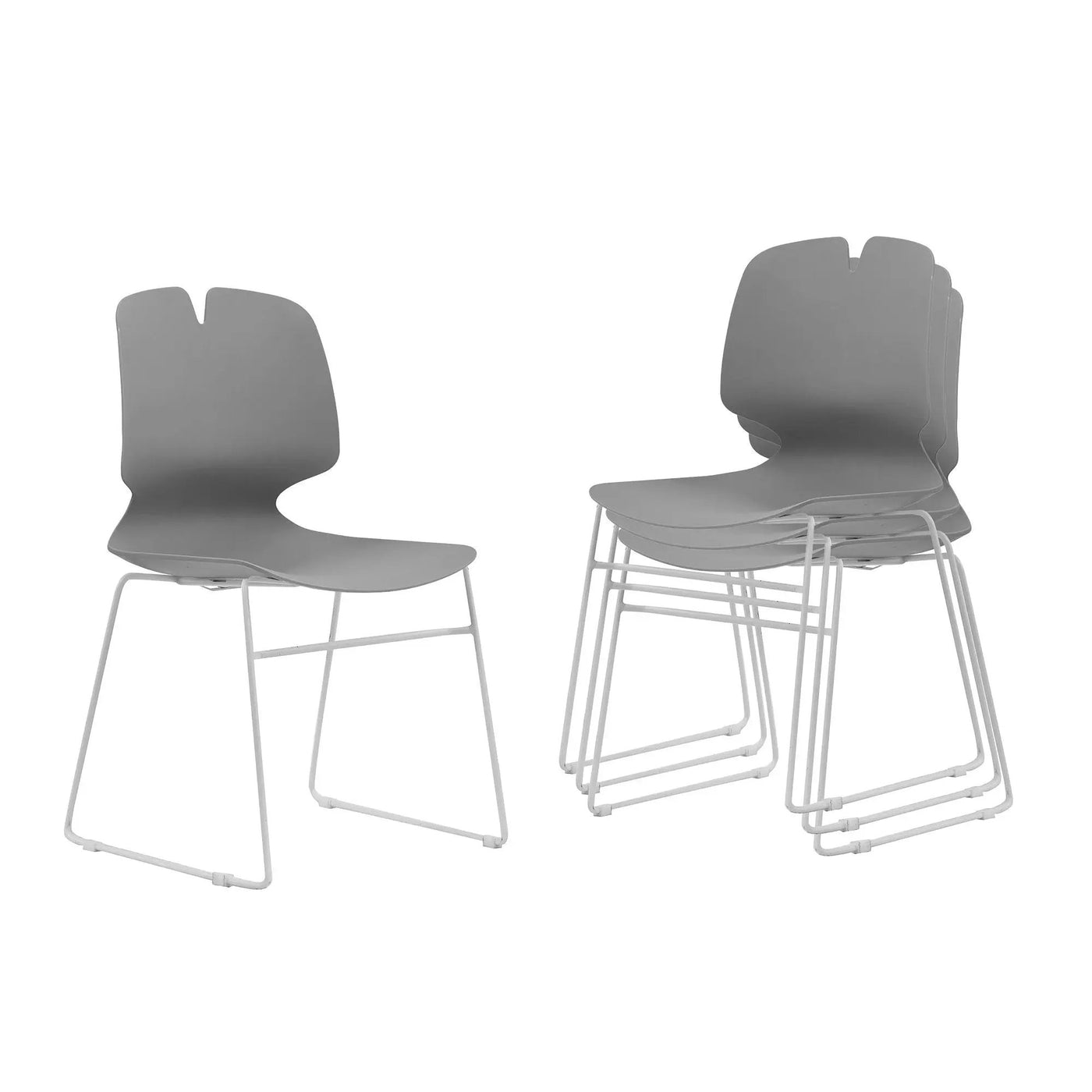 Modern Stacked Office Chairs (Set of 4) by Unique Piece Furniture