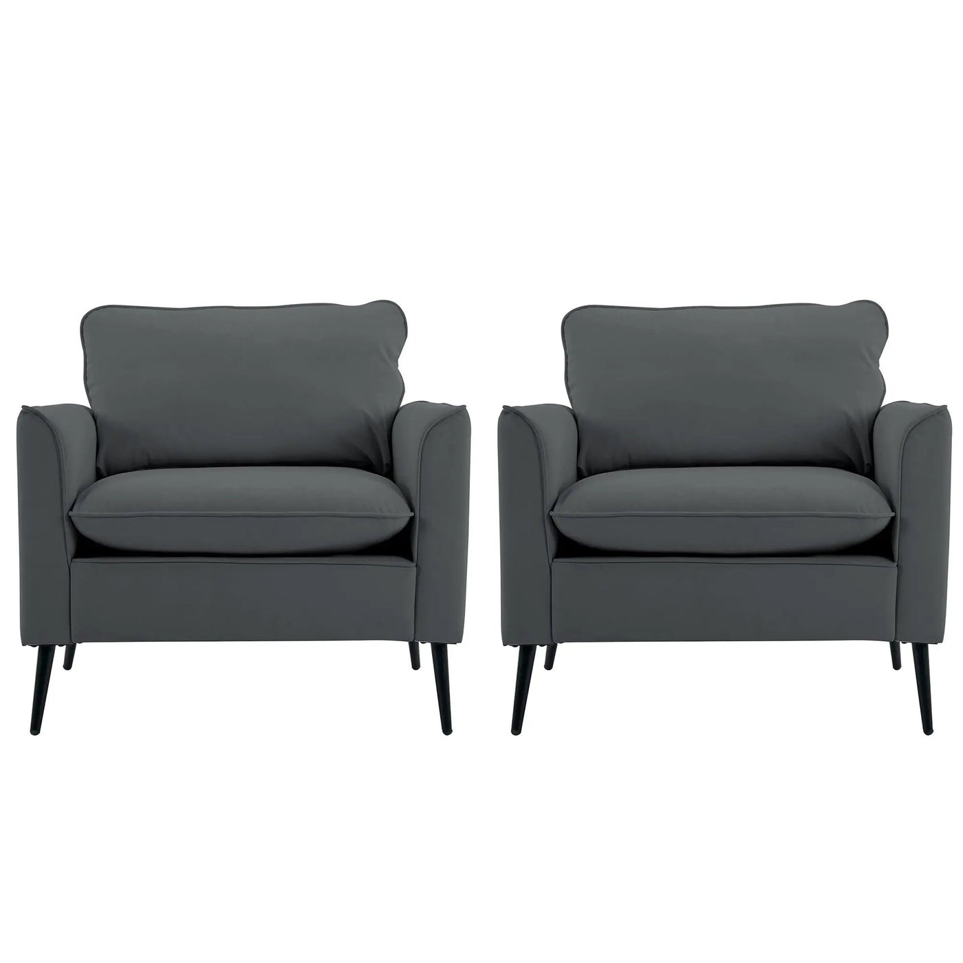 Nordic Retro Light Luxury Upholstered Sofa Chair by HouseOfZazla