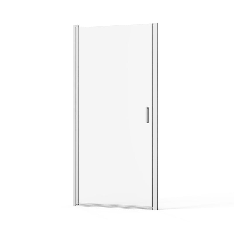 Pivot Shower Door, Tempered Glass, Semi Frameless by HouseOfZazla