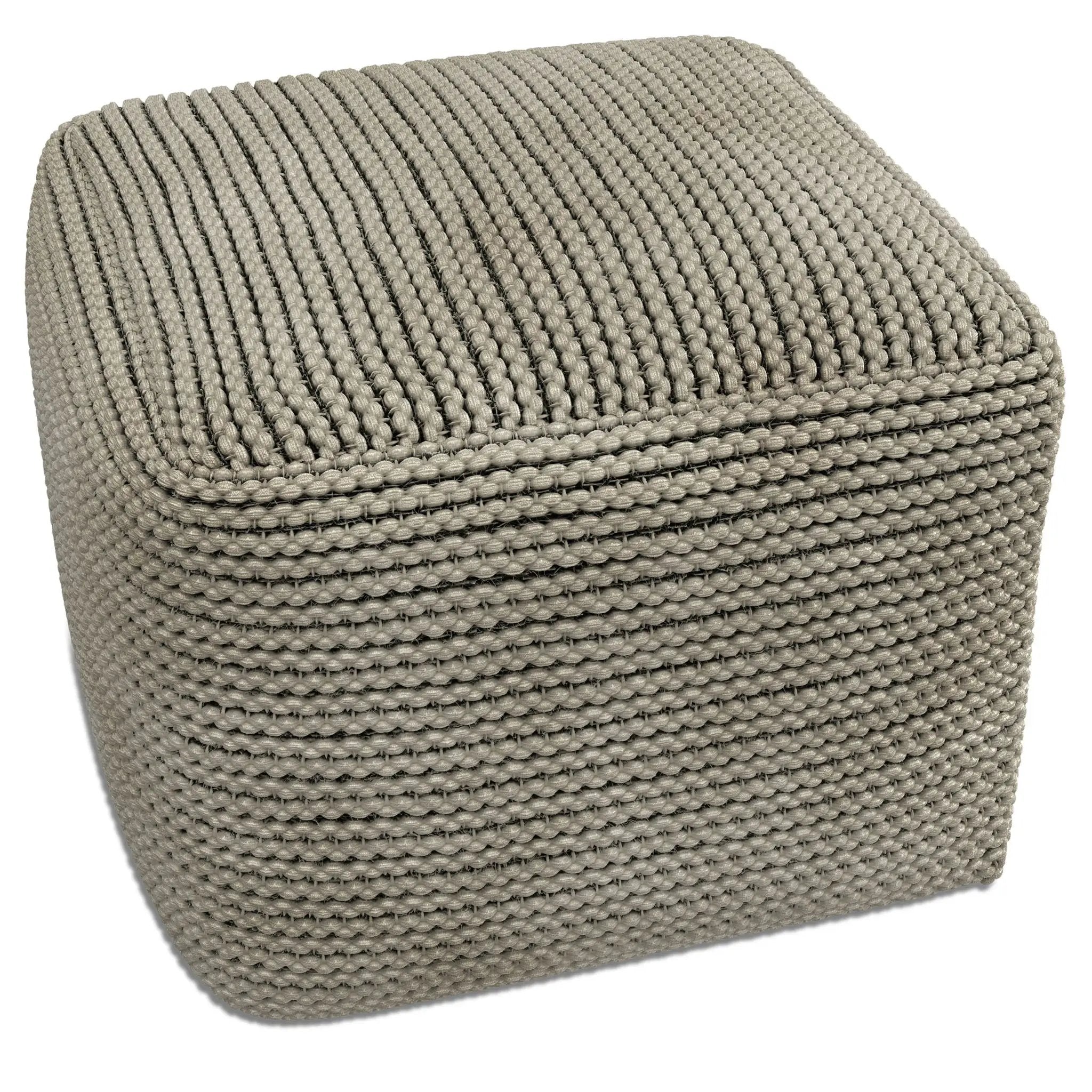 Eastmont - Outdoor / Indoor Pouf - Cream by HouseOfZazla
