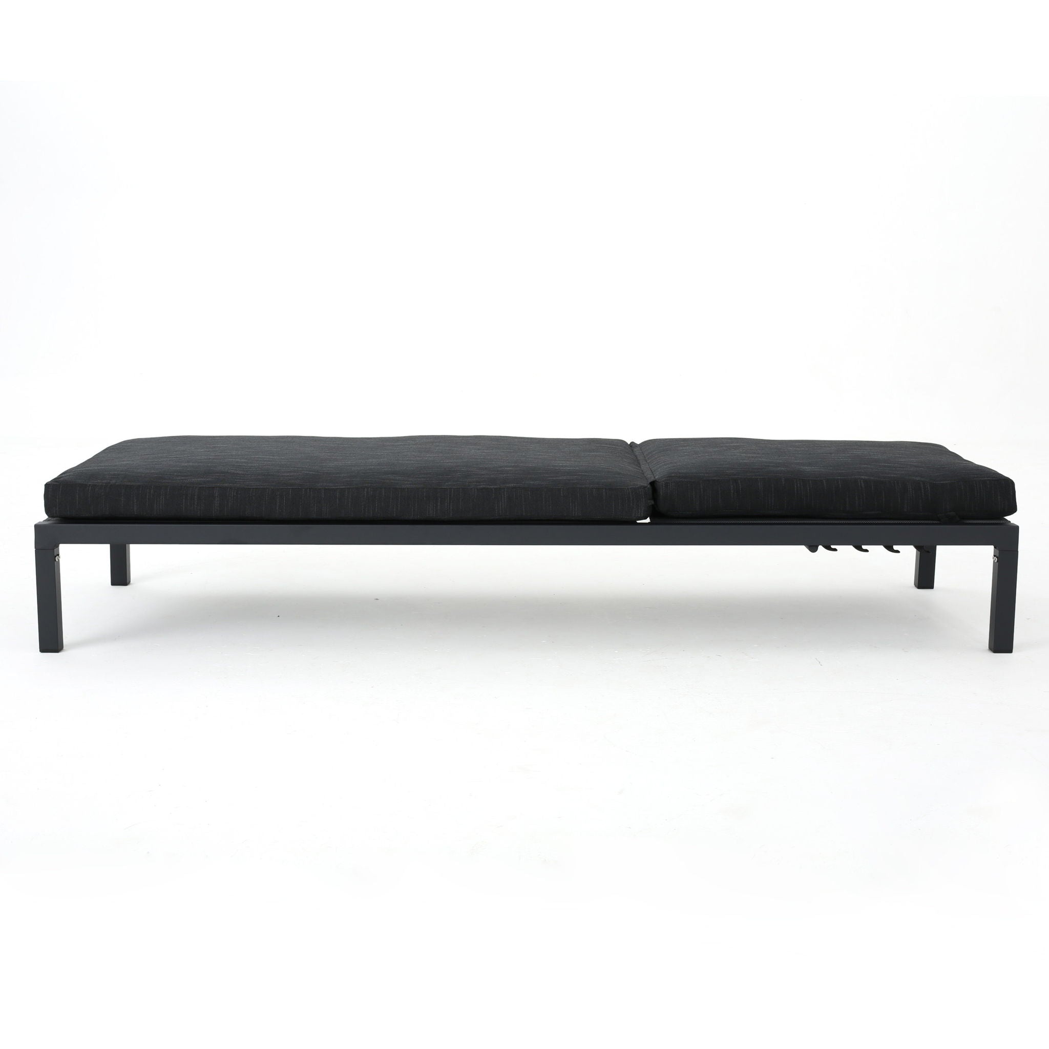 Modern Chaise Lounge With Water Resistant Fabric Cushions by HouseOfZazla