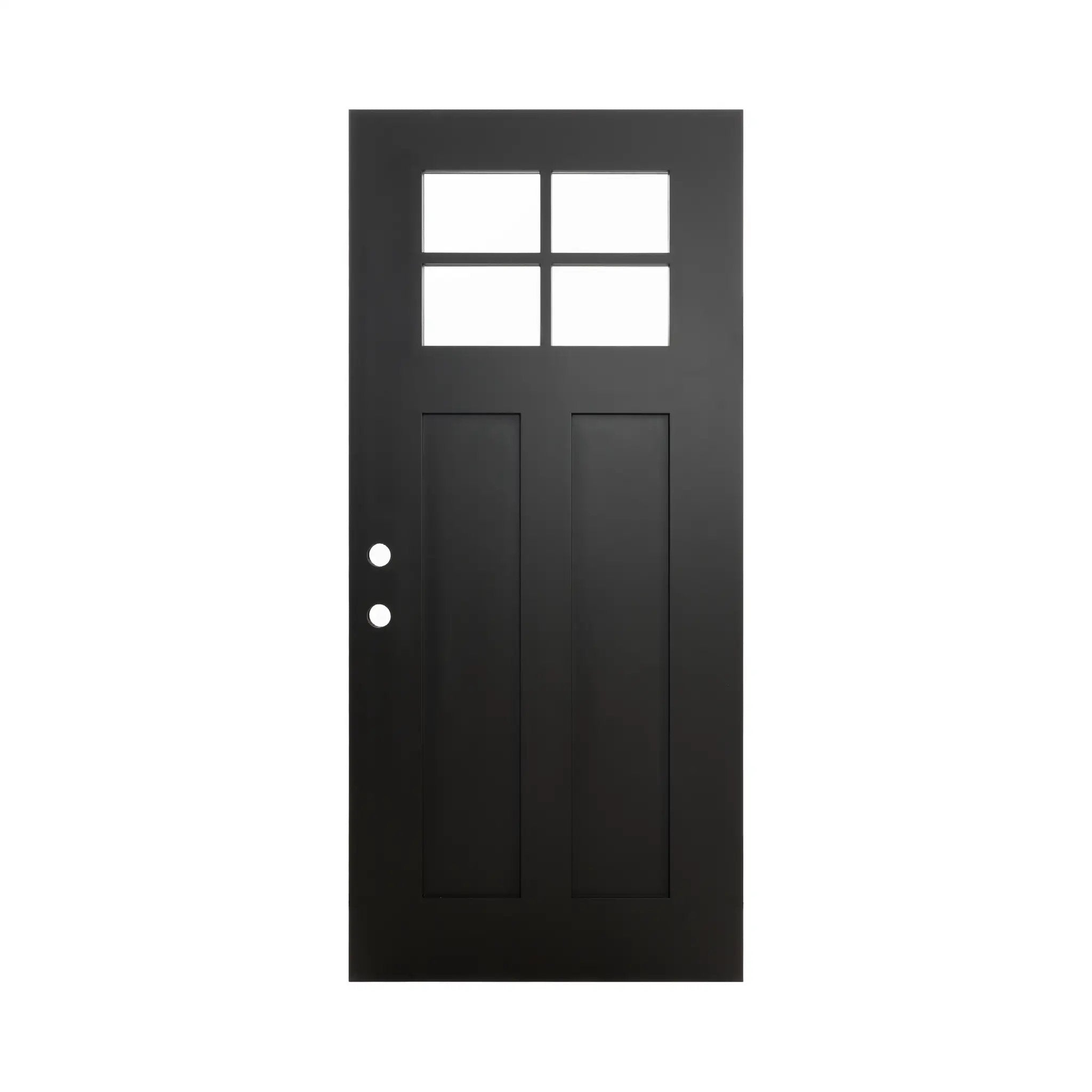36"x80" Fiberglass Front Door with Contemporary Design by HouseOfZazla