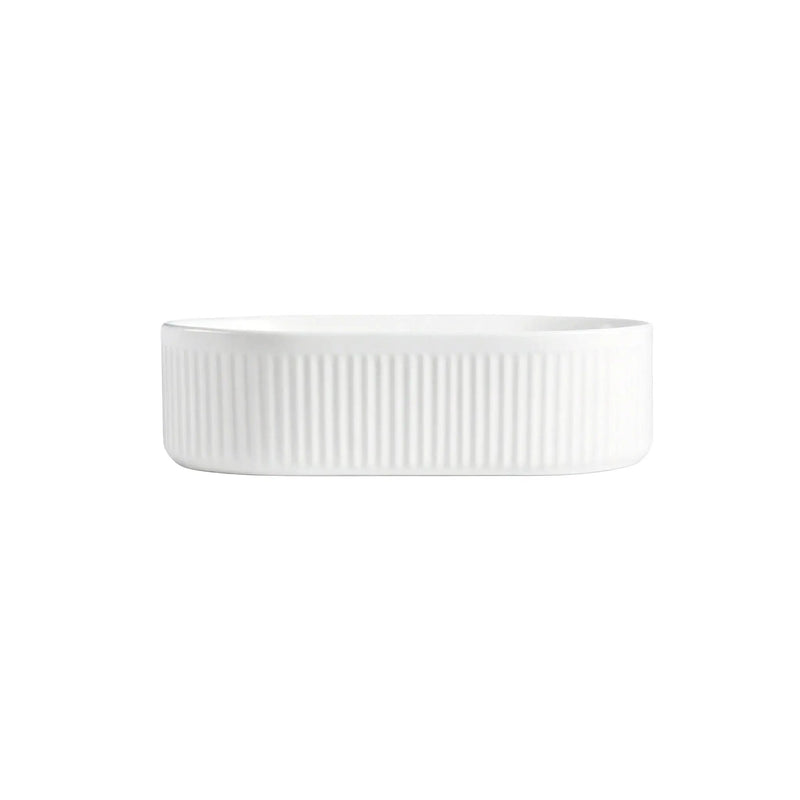 Integrated Oval Ceramic Bathroom Sink by HouseOfZazla