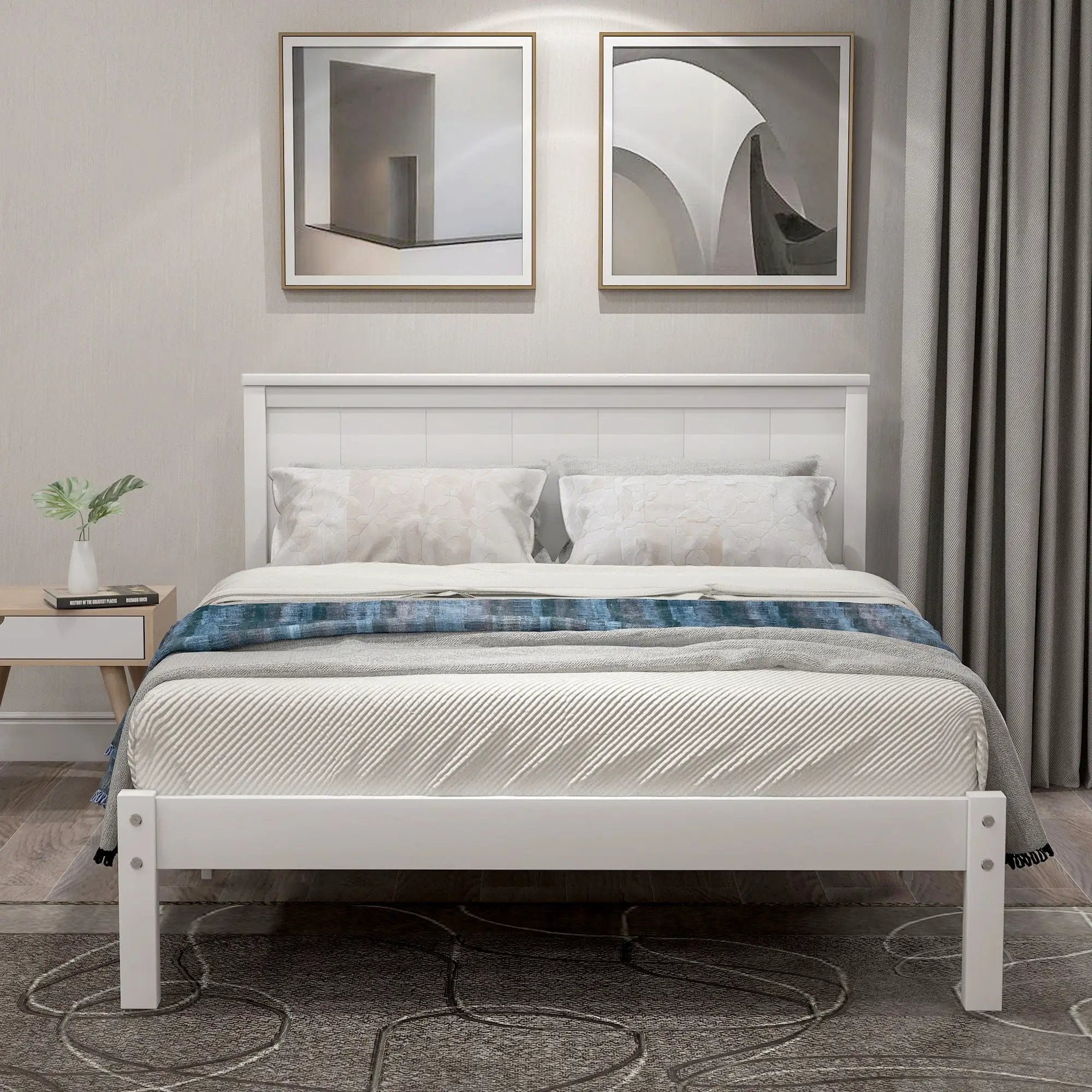 Platform Bed Frame With Headboard by Unique Piece Furniture