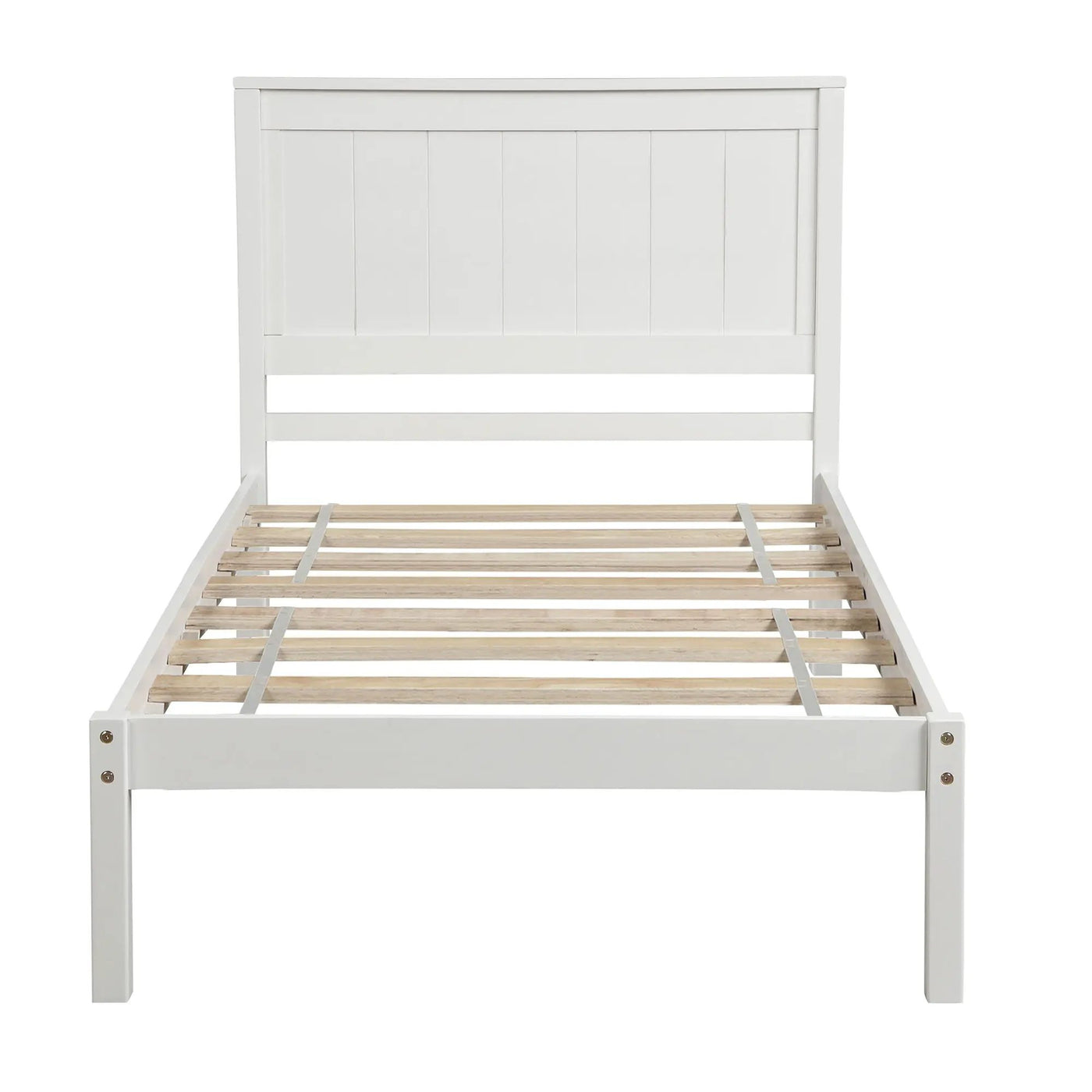 Platform Bed Frame With Headboard by HouseOfZazla