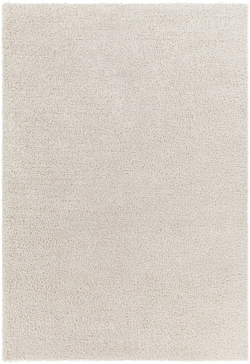 Heavenly Solid Beige Plush Rug by Hauteloom