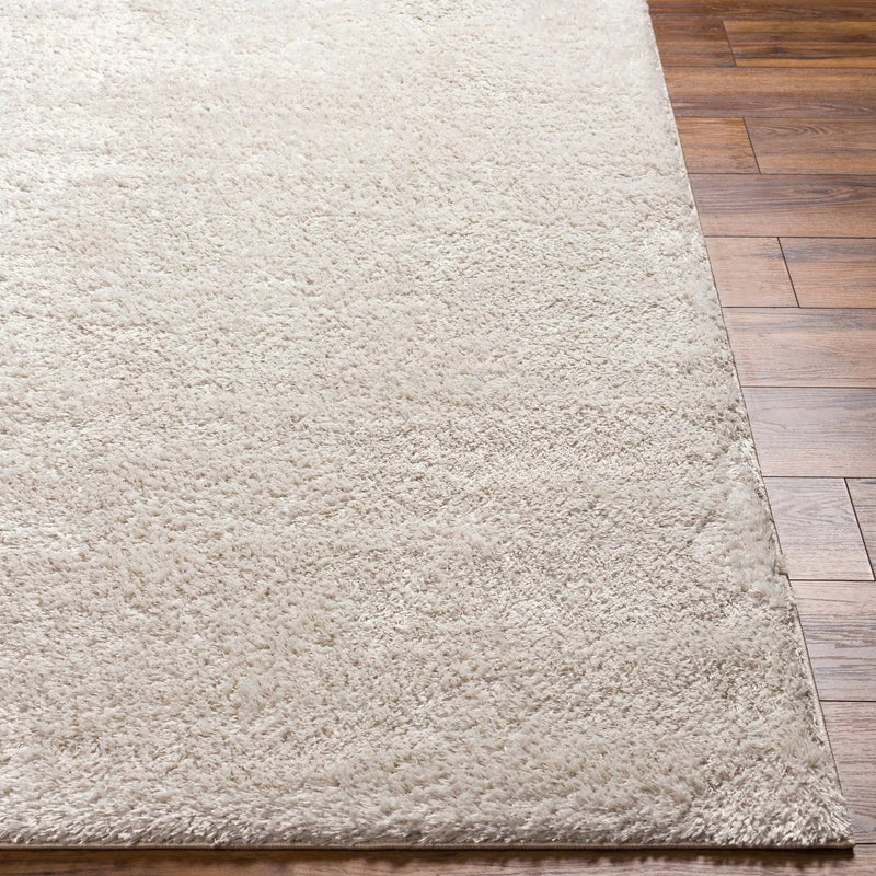Heavenly Solid Beige Plush Rug by Hauteloom