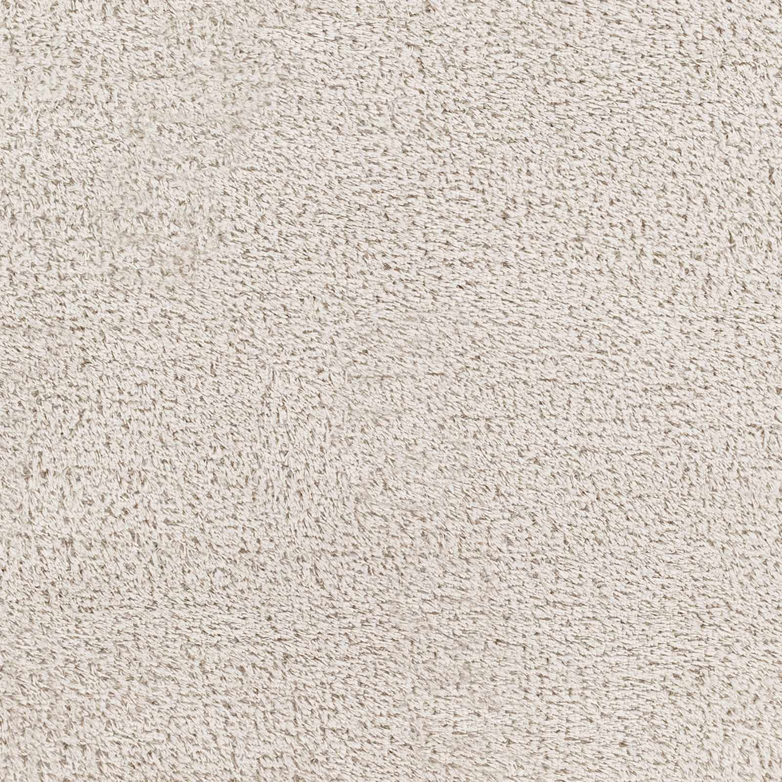 Heavenly Solid Beige Plush Rug by Hauteloom