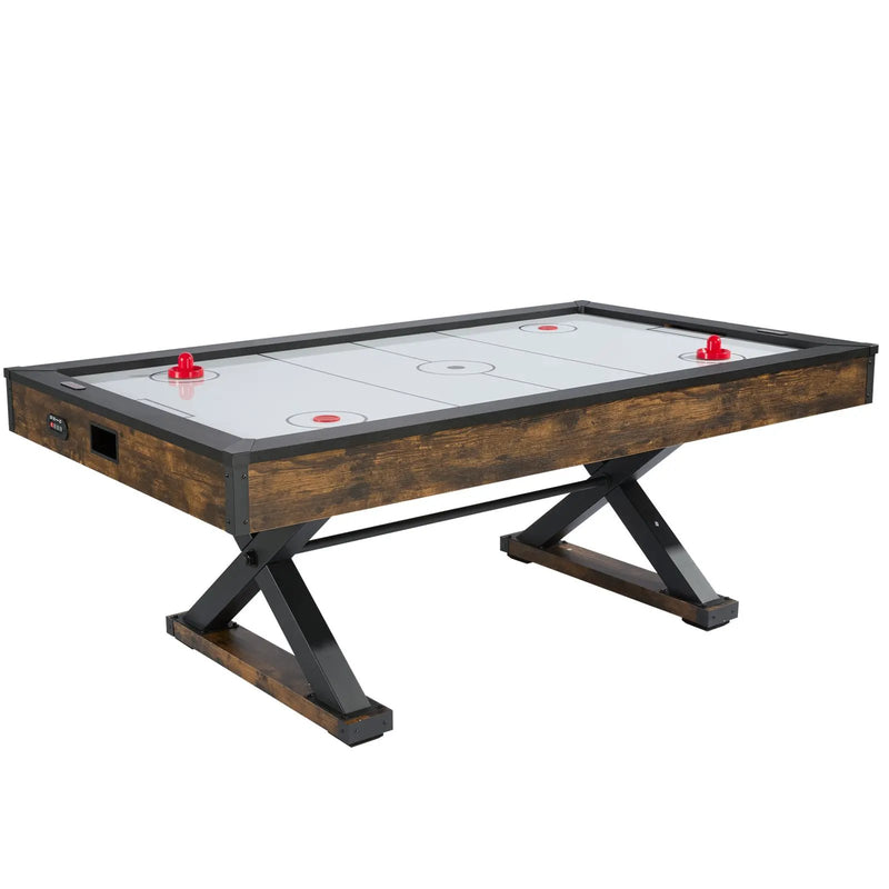 84" Air Hockey Table Air Powered Arcade Table Electronic Scorer Pushers Pucks by HouseOfZazla