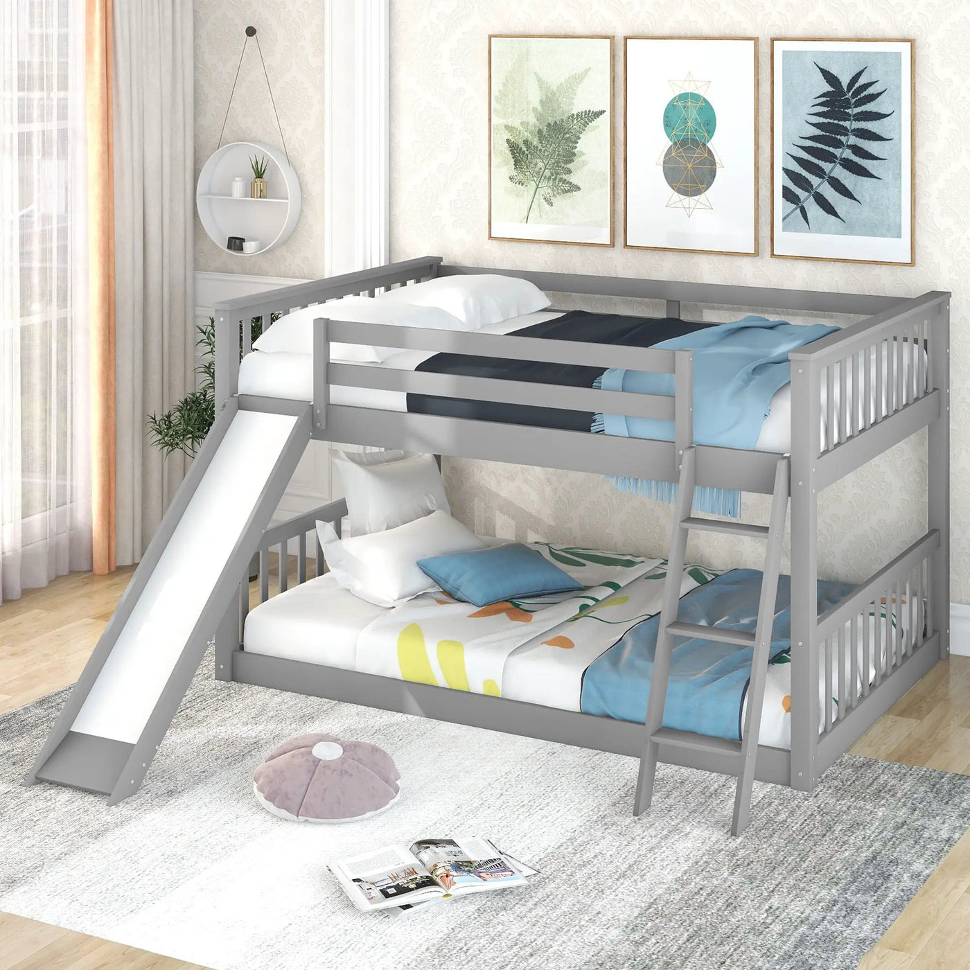 Bunk Bed & Convertible Slide And Ladder by HouseOfZazla