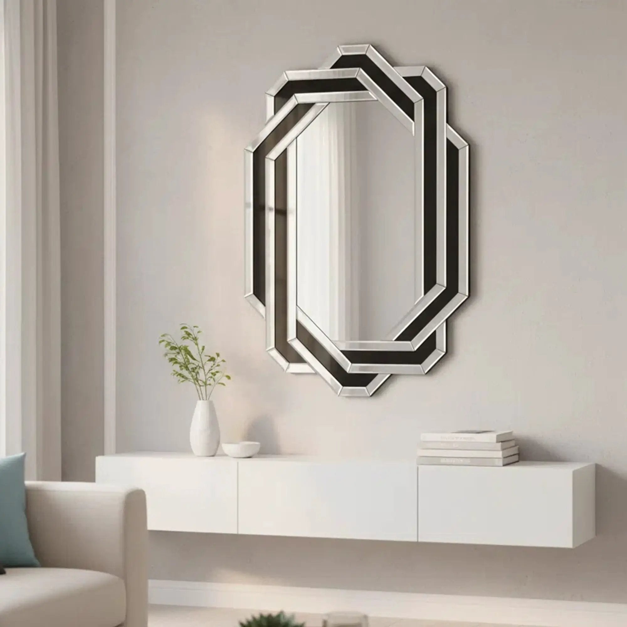 Decorative Mirror for Wall - Modern Bathroom Vanity Mirror by HouseOfZazla