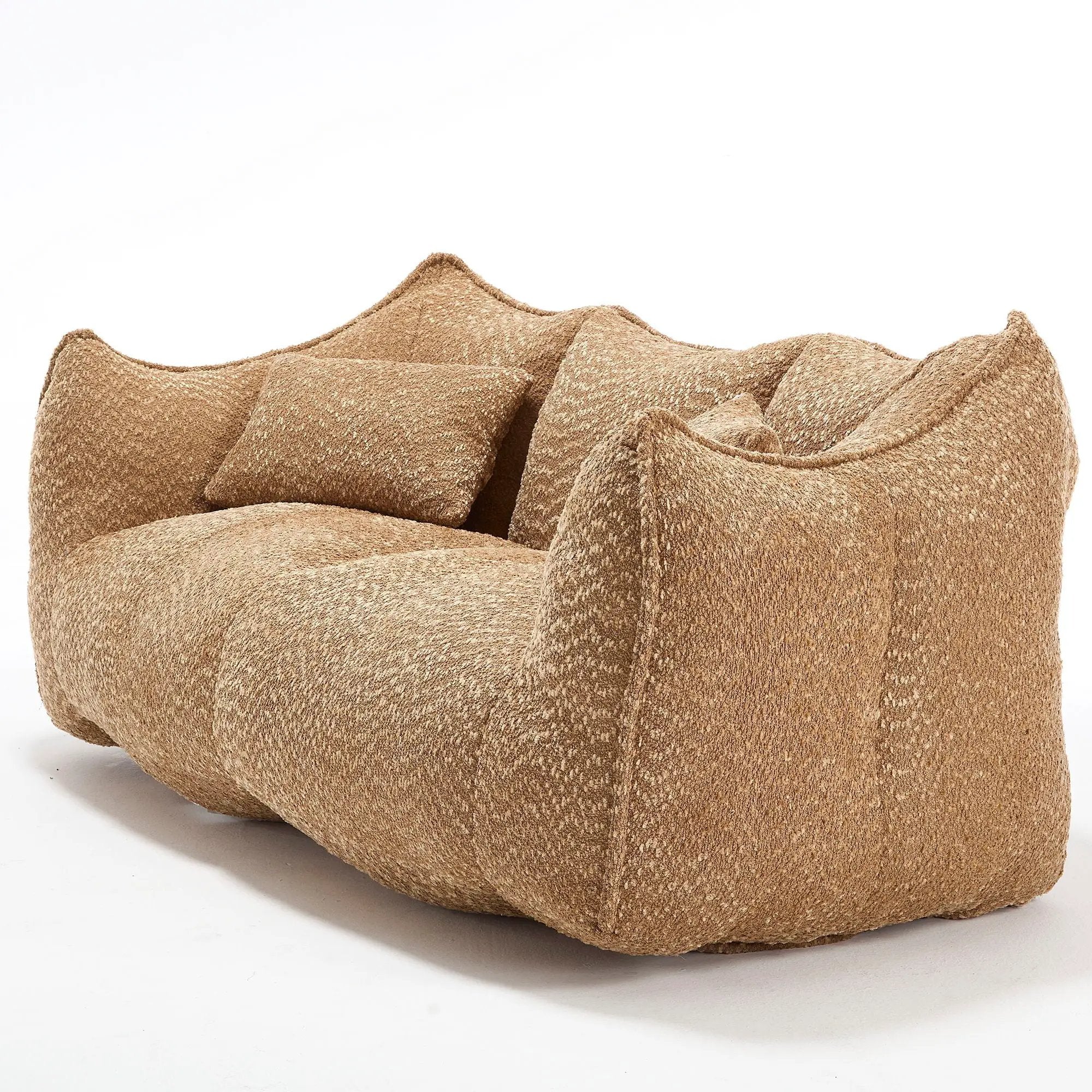Comfortable Dual Beanbag Chair With High Resilience Foam Core For 2 People by HouseOfZazla