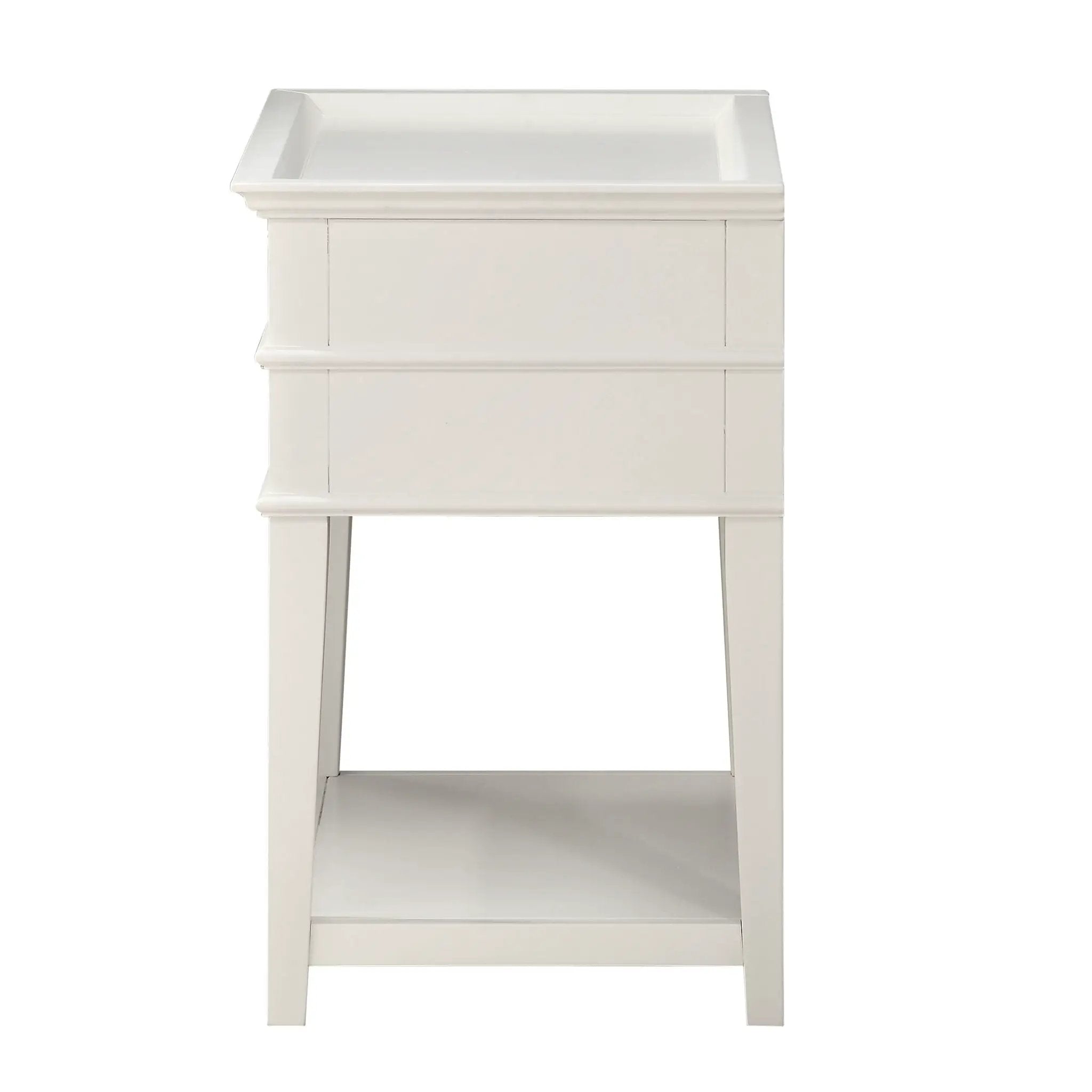 Carmona - 2 Drawer Tray Top Nightstand Pulls by HouseOfZazla