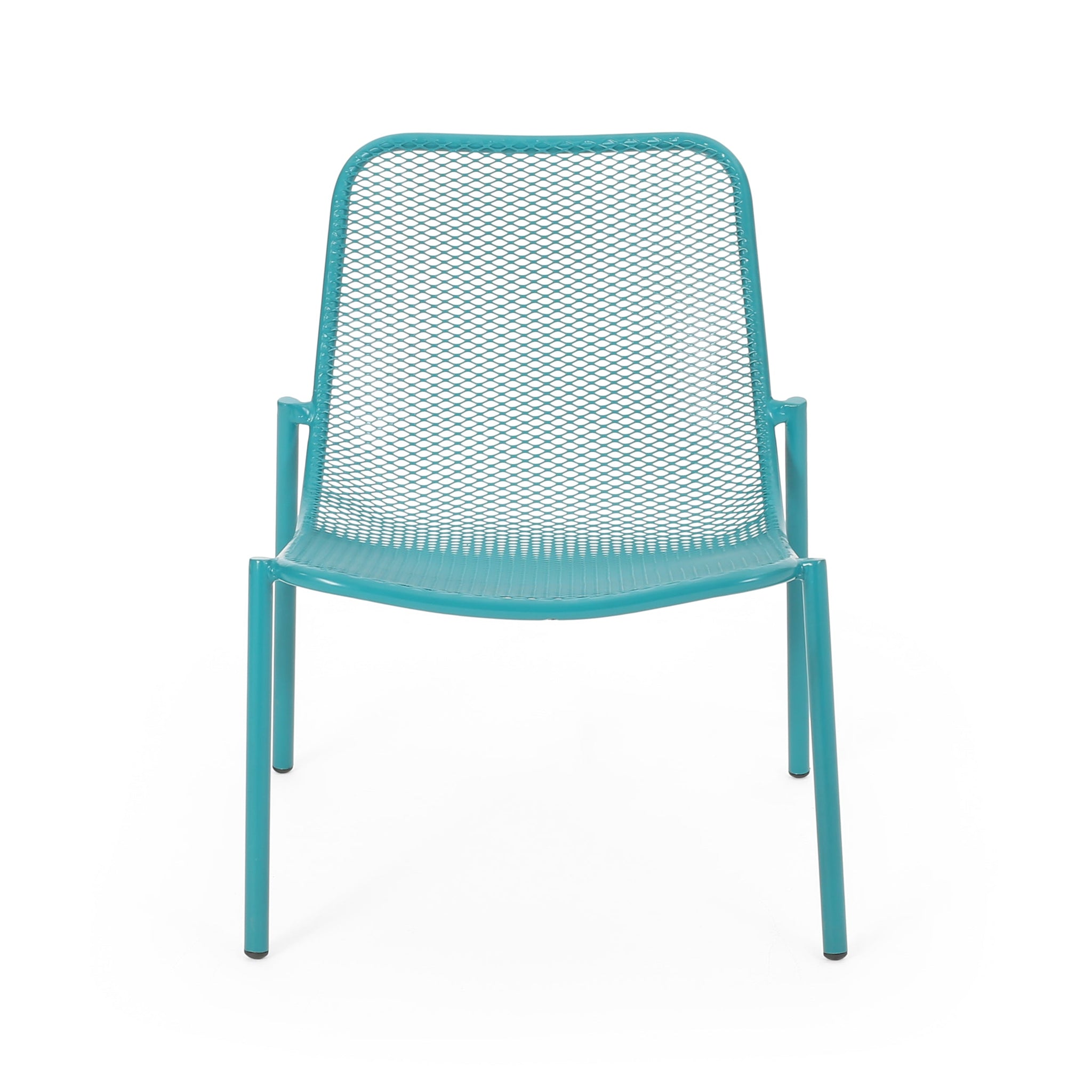 Kincaid Outdoor 3-Piece Conversation Set with Iron Frame - Teal by HouseOfZazla