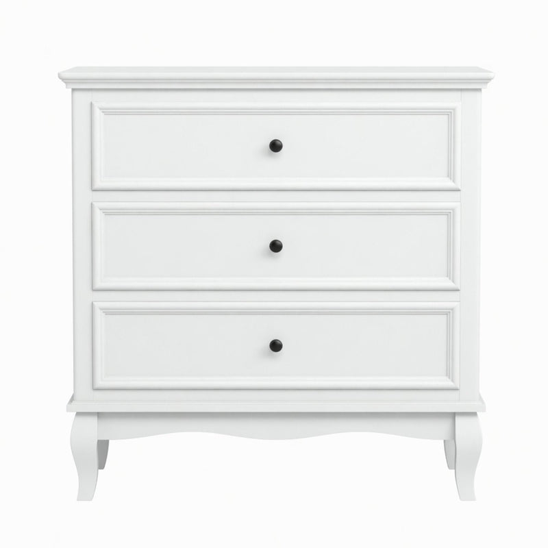 3 Drawer Dresser - White by HouseOfZazla
