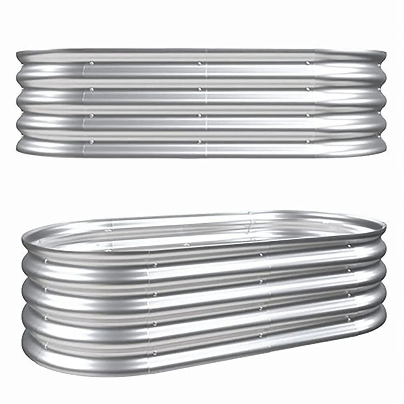 Heavy Duty Galvanized Raised Garden Bed Kit For Vegetables, Flowers & Herbs by HouseOfZazla