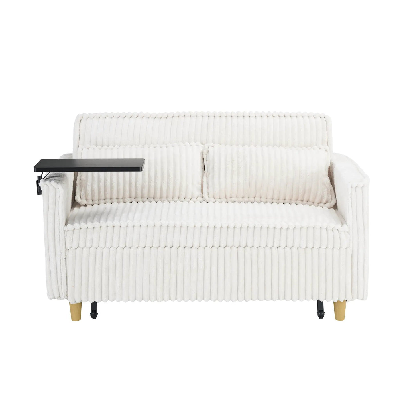 Pull Out Sofa With Movable Tabletop And USB Ports by Unique Piece Furniture