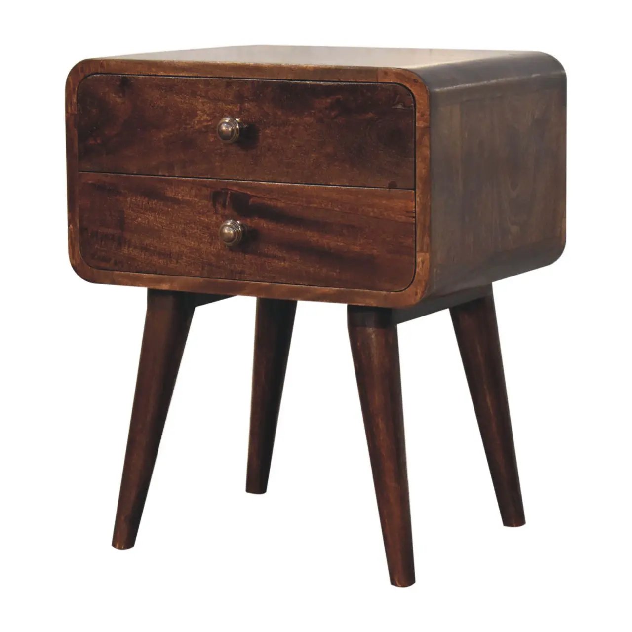 Curved Nightstand, by Unique Piece Furniture