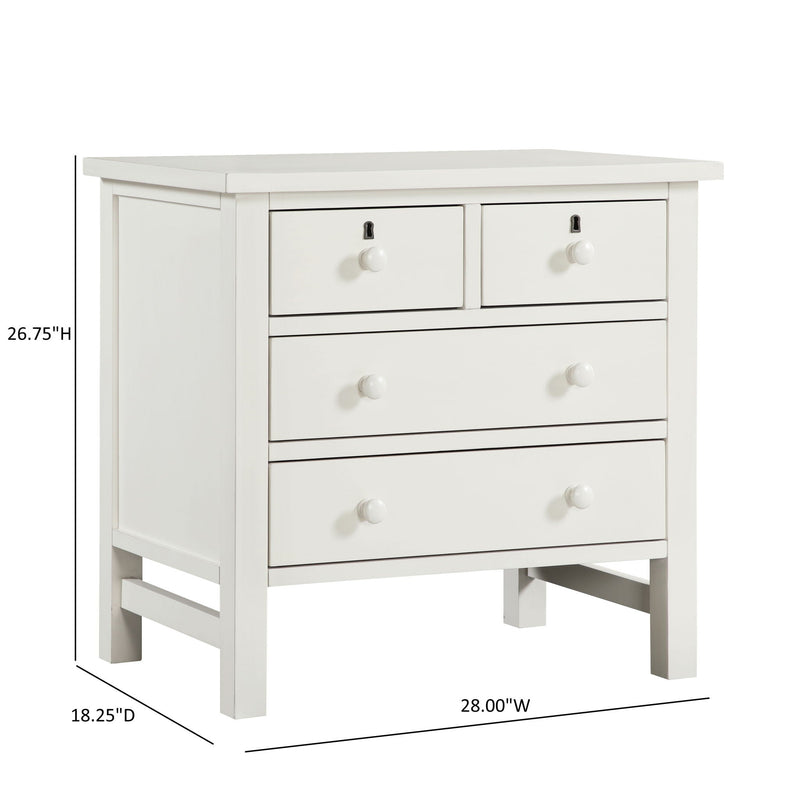 Georgina - 4 Drawer Storage Nightstand by HouseOfZazla