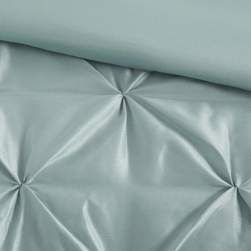 7 Piece Tufted Comforter Set Seafoam King by HouseOfZazla