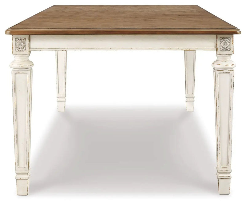 Realyn - Rectangular Dining Room Extension Table - Chipped White by Unique Piece Furniture